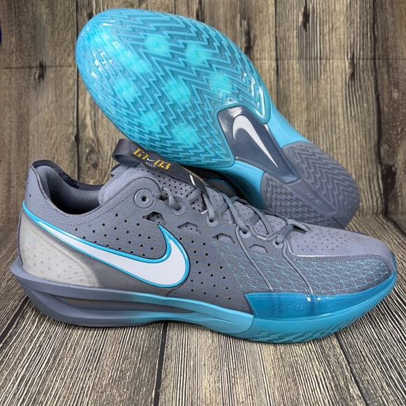 Nike Air Zoom GT Cut 3 Ashen Slate/Football Grey/Baltic Blue/Gold 18  DV2913-402 main image 3